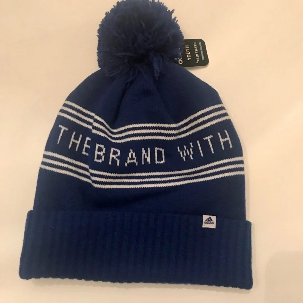 Adidas Royal Blue Climawarm Ballie Style Beanie Hat